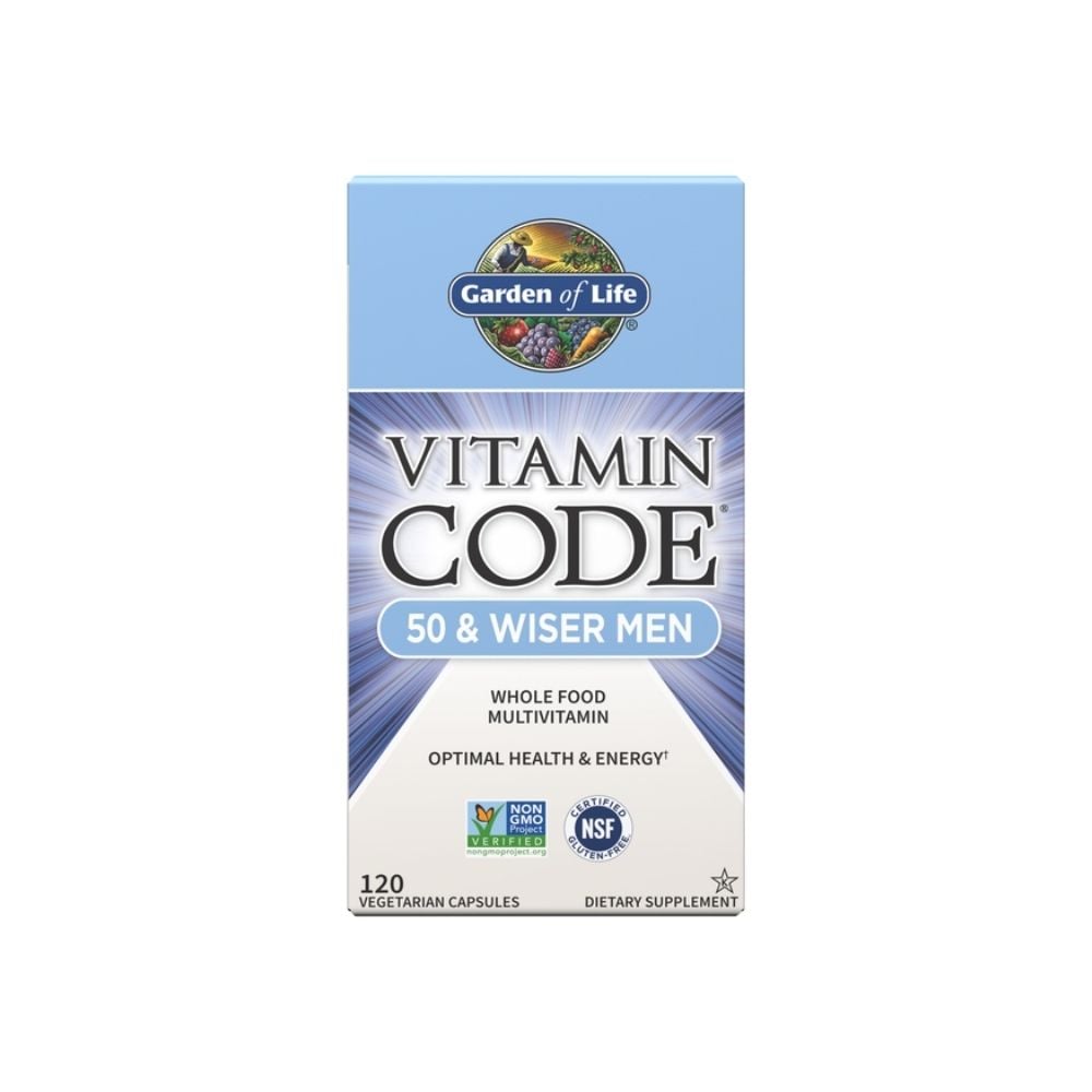Garden of Life Vitamin Code 50 & Wiser Men 